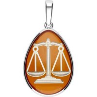 Baltischer Bernstein-Silberanhänger Waage (dagen) Baltischer Bernstein-Silberanhänger Waage (dagen)