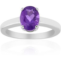 Sambia-Amethyst-Silberring Sambia-Amethyst-Silberring