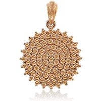 SI1 Argyle-Rose de France-Brillant-Goldanhänger (Annette) SI1 Argyle-Rose de France-Brillant-Goldanhänger (Annette)