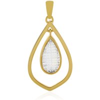 Weißer Topas-Silberanhänger Weißer Topas-Silberanhänger