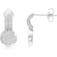 Zirkon-Silberohrringe Zirkon-Silberohrringe