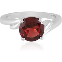 Mosambik-Granat-Silberring Mosambik-Granat-Silberring