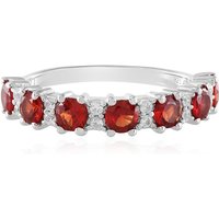 Tansania-Rubin-Silberring Tansania-Rubin-Silberring