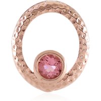 Nigerianischer Pinkfarbener Turmalin-Silberanhänger (MONOSONO COLLECTION) Nigerianischer Pinkfarbener Turmalin-Silberanhänger (MONOSONO COLLECTION)