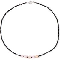 Edelstein-Silberhalskette Edelstein-Silberhalskette