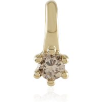 SI2 Schokoladen-Brillant-Goldanhänger SI2 Schokoladen-Brillant-Goldanhänger