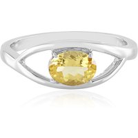 Gelber Beryll-Silberring Gelber Beryll-Silberring