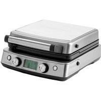 GreenPan Waffeleisen "Elite", silber, 1.600 W, für 4 belgische Waffeln, LCD-Display