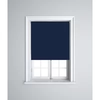 Opaque Navy 1.83m Battery Powered Roller Blinds PVC