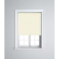 Dalia Cream 2.3m 230v Radio Operated Electric Roller Blinds Polyester