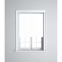 Opaque White 1.83m 230v Relay Operated Electric Roller Blinds PVC