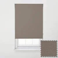 Unishade Chocolate Extra Wide Electric Roller Blinds Polyester