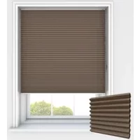 Luna Walnut Thermal Blackout Honeycomb Blinds Cellular