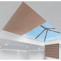 Umber Blackout Electric Thermal Cellular Pleated Roof Lantern Blinds Cellular