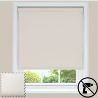 Slumber Blackout White No Drill Roller Blinds Polyester