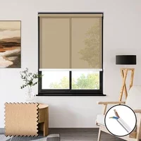 Lucid Sand 230vac Electric Voile Roller Blinds Voile