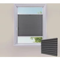 Cosibloc Dark Grey Stick On Cellular Blackout Blinds 100% Polyester