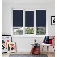 Carnival R/b Navy Perfect Fit Roller Blinds Polyester