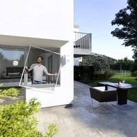 White Framed Window Fly Screen 140x150cm | Window Screen Frame
