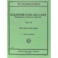 Souvenir d'un lieu cher op 42