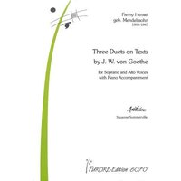 3 Duette nach Goethe Gedichten