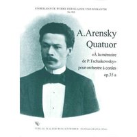 Quatuor op 35a a la memoire de P Tschaikowsky