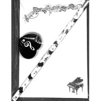 Notizblock Klavier Variante B