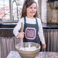 Personalised Cooking With You Kids Apron
