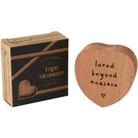 'Loved Beyond Measure' Heart Tape Measure