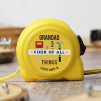 Personalised Fixer Of All Things Tape Measure Gift