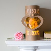Personalised Paper Lantern – Eco Friendly, Plastic Free Gift For 1st Paper Anniversary Or Wedding
