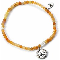 Official Harry Potter Time Turner Red Aventurine Bracelet With Sterling Silver Charm