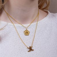 Official Harry Potter Gold Plated Sterling Silver Chocolate Frog Necklace