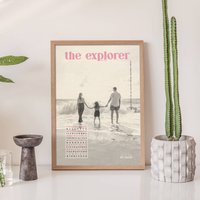 The Explorer | Personalised 50th Birthday Photo Print