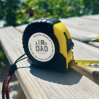 Personalised Camping Tape Measure For Outdoor Dad