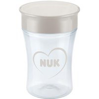 NUK Magic Cup 230ml mit Trinkrand und Deckel weiß