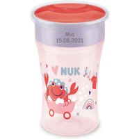 Magic Cup 230ml mit Gravur (inkl. Deckel) rot