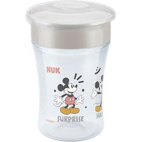 NUK Disney Mickey Mouse Magic Cup 230ml mit Deckel grau