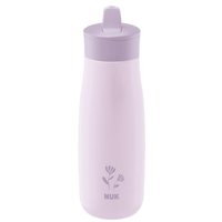 NUK Mini-Me Flip Trinkflasche aus Edelstahl 500ml mit 2in1 Trinkaufsatz lila