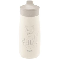 NUK Mini-Me Sip Trinkflasche aus Edelstahl 300ml mit Trinkaufsatz beige