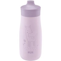 NUK Mini-Me Sip Trinkflasche aus Edelstahl 300ml mit Trinkaufsatz lila