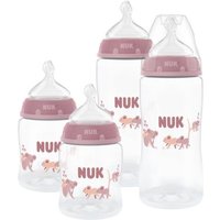 NUK First Choice Multi Pack 4er Flaschen-Set rosa