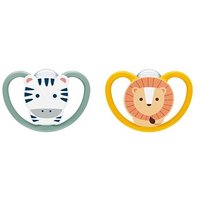 NUK Perfect Match Air Silikon-Schnuller 18-36 Monate grün/gelb