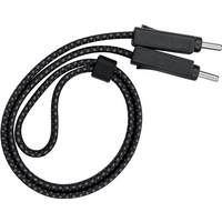 Dual USB-C wrist strap cable