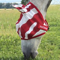 Promotion HorSeven 30% de réduction sur le masque antimouches Zebra Rouge