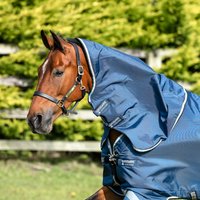 HorSeven Profitez de 50% de réduction sur le capuchon Horseware Rambo Duo BleuBlanc