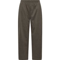 Pixie Girl Pixiegirl Petite Womens Chocolate Brown Brushed Balloon Trousers Size 12