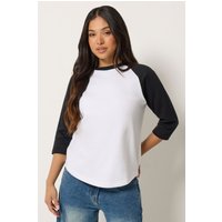 Pixiegirl Petite Women's Black Raglan Sweatshirt Size 10