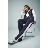 Pixiegirl Petite Women's Navy Blue Side Striped Wide Leg Jogger Size Petite > 16