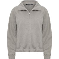 PixieGirl Women's Petite Brushed Funnel Jacket in Grey | Size: 16